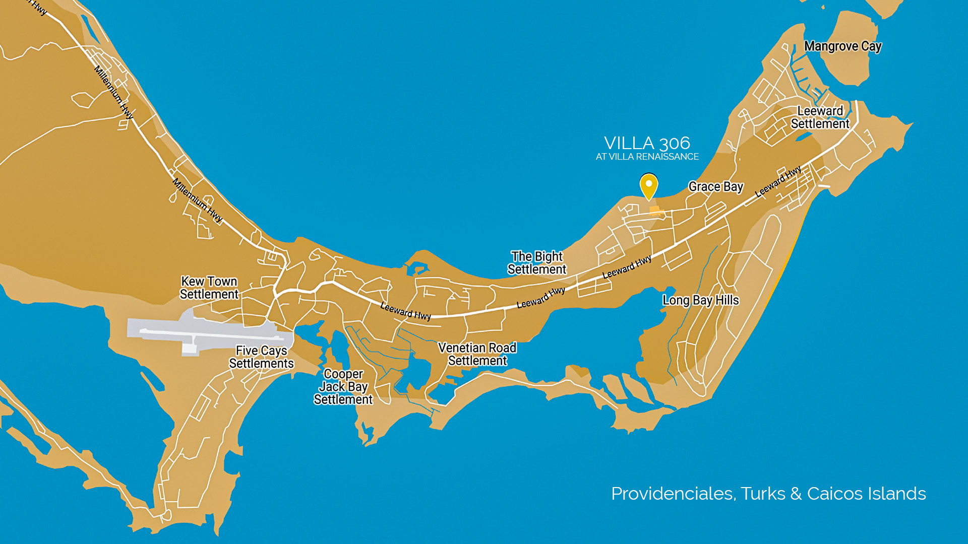 Map of Providenciales